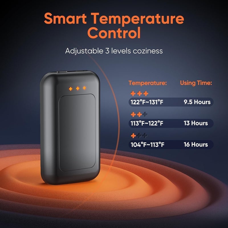 Hotdot Hand Warmers, Hand Warmers Rechargeable, Reusable Portable Electric Hand Warmer, Fast Intelligent Heating in 1 Second, Gifts for Christmas, Outdoor, Golf, Hunting, Camping Accessories - Image 2